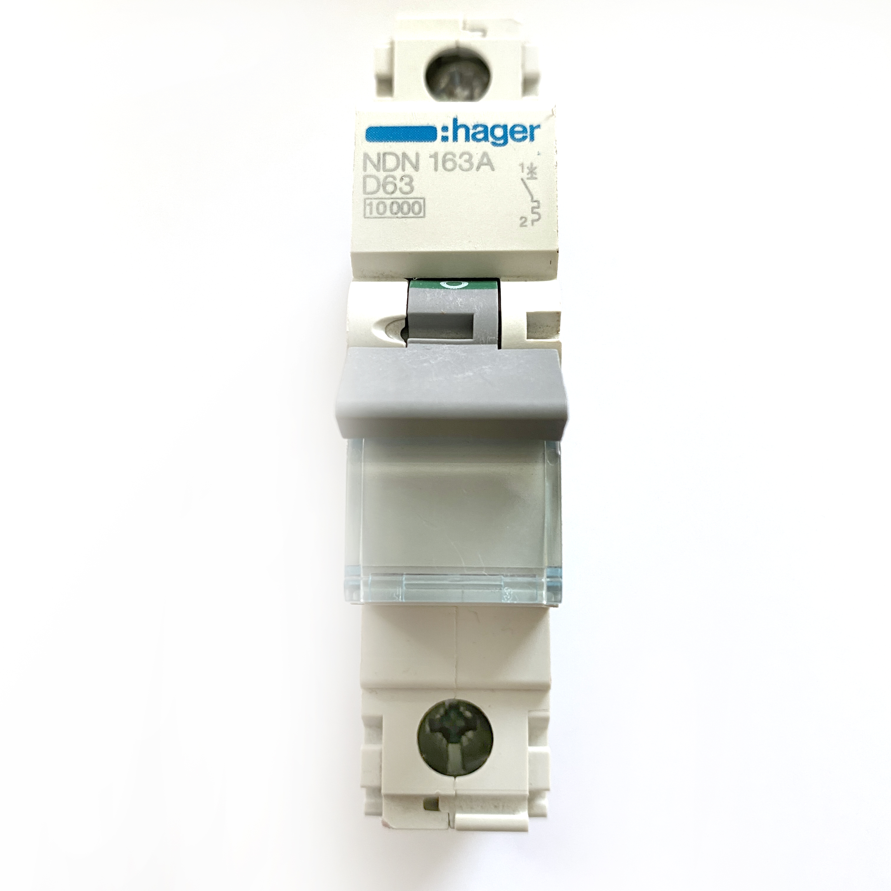 MCB's Hager NDN163A D63 63A 63 Amp MCB Circuit Breaker Type D